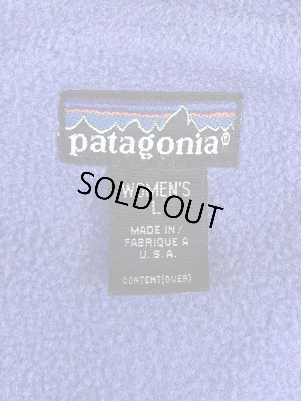 画像2: 80'S PATAGONIA ”SOFT SHELL CAPILENE JACKET" 旧タグ 裏地フリース ソフトシェルジャケット ネイビー USA製 (VINTAGE)