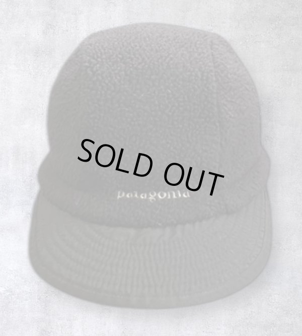 画像2: 02'S PATAGONIA "SYNCHILLA DUCKBILL CAP" 2WAY フリースキャップ ブラック (VINTAGE)