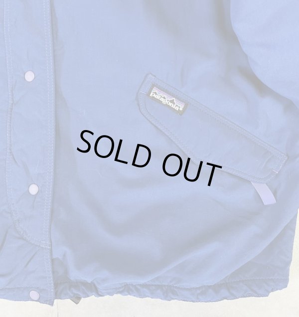 画像4: 80'S PATAGONIA ”SOFT SHELL CAPILENE JACKET" 旧タグ 裏地フリース ソフトシェルジャケット ネイビー USA製 (VINTAGE)