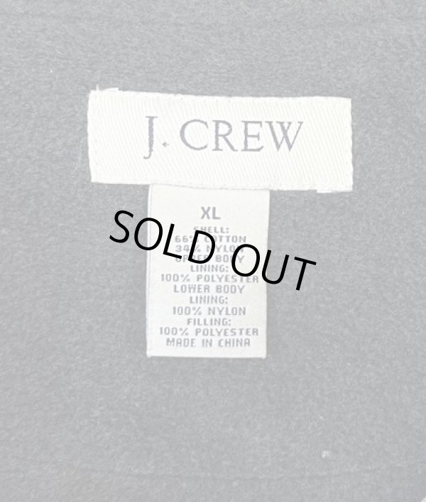 画像2: 00'S J.CREW 旧タグ コットン/ナイロン 裏地フリース アノラック ベージュ (VINTAGE)