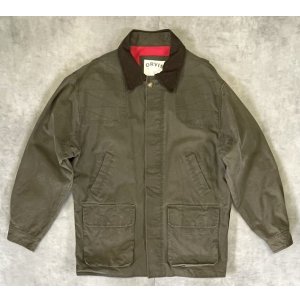 画像: 00'S ORVIS 襟コーデュロイ ハンティングジャケット オリーブ (VINTAGE)