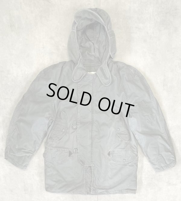 画像1: 70'S アメリカ軍 USAF "CWU-8/P" 後期モデル ラビットパーカー セージグリーン (VINTAGE) 