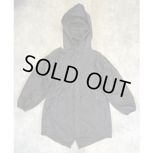 画像: 80'S アメリカ軍 US ARMY コットン スノーカモパーカー 後染めブラック (VINTAGE)