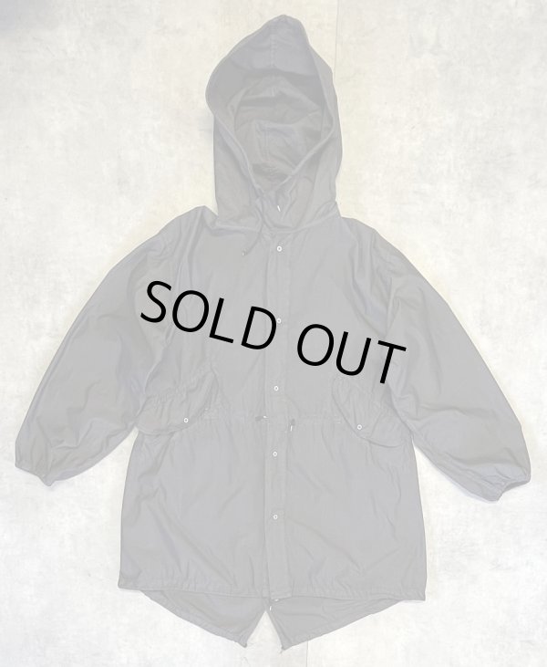 画像1: 80'S アメリカ軍 US ARMY コットン スノーカモパーカー 後染めブラック (VINTAGE)