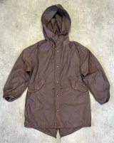 画像: 80'S アメリカ軍 US ARMY コットン スノーカモパーカー 後染めブラウン (VINTAGE)