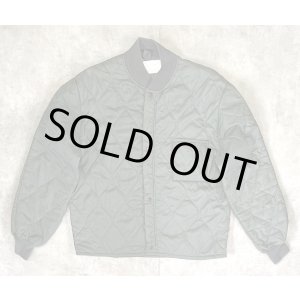 画像: 70'S アメリカ軍 USAF "CWU-9/P 初期型" キルティング ライナージャケット セージグリーン (VINTAGE) 