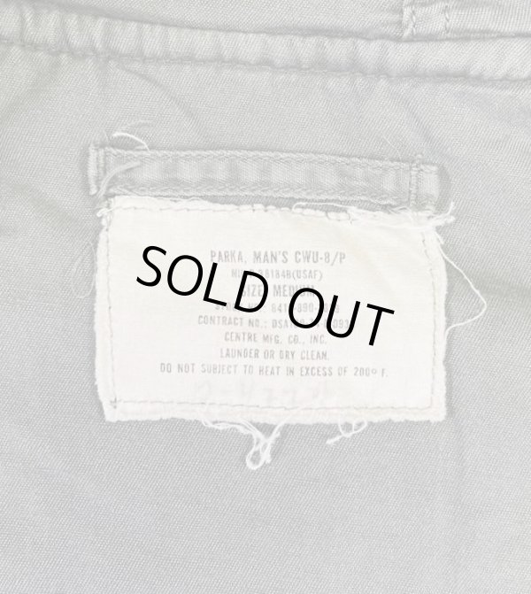 画像2: 70'S アメリカ軍 USAF "CWU-8/P" 後期モデル ラビットパーカー セージグリーン (VINTAGE) 