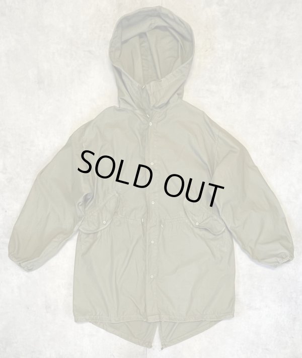 画像1: 80'S アメリカ軍 US ARMY コットン スノーカモパーカー 後染めオリーブ (VINTAGE)