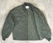 画像4: 70'S アメリカ軍 USAF "CWU-9/P 初期型" キルティング ライナージャケット セージグリーン (VINTAGE) 
