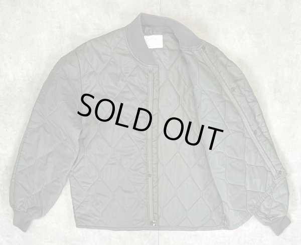 画像4: 70'S アメリカ軍 USAF "CWU-9/P 初期型" キルティング ライナージャケット セージグリーン (VINTAGE) 