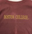 画像3: 90'S CHAMPION "BOSTON COLLEGE" 刺繍タグ リバースウィーブ ダークバーガンディ メキシコ製 (VINTAGE)