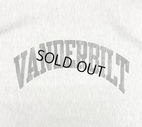 画像3: 90'S CHAMPION "VANDERBILT" 刺繍タグ リバースウィーブ グレー USA製 (VINTAGE)