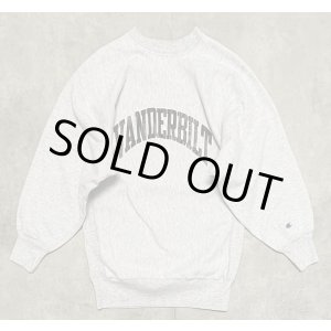 画像: 90'S CHAMPION "VANDERBILT" 刺繍タグ リバースウィーブ グレー USA製 (VINTAGE)