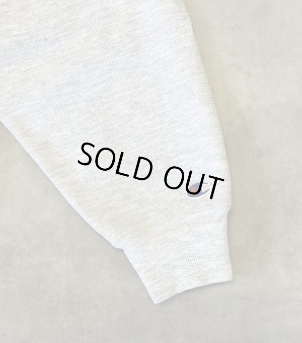 画像3: 90'S CHAMPION 刺繍タグ リバースウィーブ スナップボタン カーディガン グレー USA製 (VINTAGE)