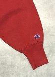 画像4: 90'S CHAMPION "WISCONSIN" 刺繍タグ リバースウィーブ レッド USA製 (VINTAGE)
