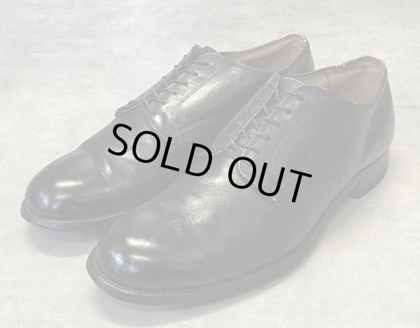 画像1: 50'S アメリカ軍 US NAVY "SPORTWELT SHOE CO製" 6アイレット レザーソール サービスシューズ (VINTAGE)