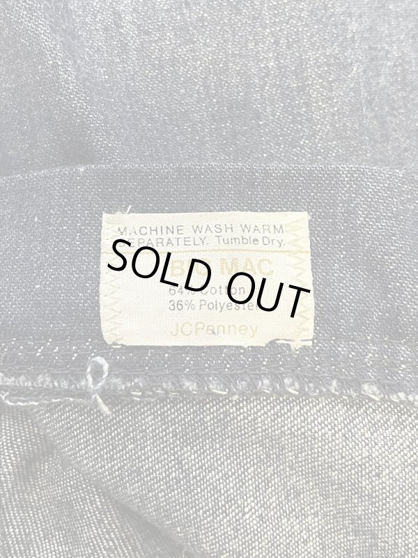 画像2: 70'S BIG MAC トップスナップボタン デニム ペインターパンツ インディゴ SCOVILLジップ (MINT CONDITION)