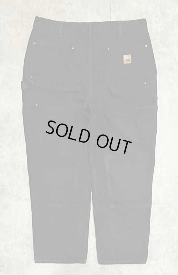 画像3: CARHARTT ダブルニー ダック ペインターパンツ ブラック W38L30 (VINTAGE)