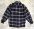 画像3: 90'S PENDLETON "BOARD SHIRT" ウール オープンカラーシャツ チェック柄 USA製 (VINTAGE)