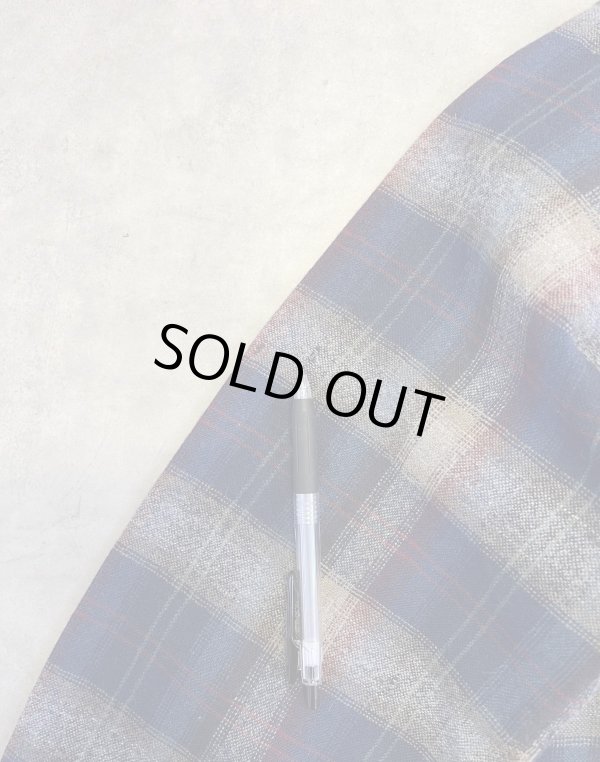 画像5: 90'S PENDLETON "BOARD SHIRT" ウール オープンカラーシャツ チェック柄 USA製 (VINTAGE)