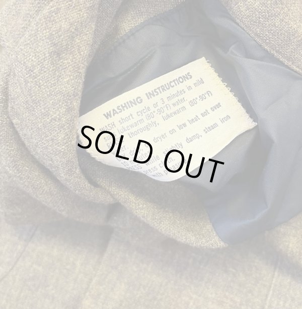 画像3: 60'S PENDLETON "BOARD SHIRT" ウール オープンカラーシャツ ダークカーキ USA製 (VINTAGE)