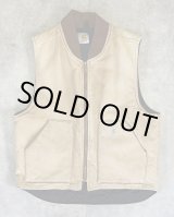 画像: CARHARTT 裏地キルティング ダックベスト フェードブラウン (VINTAGE)