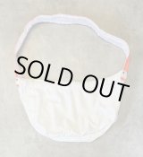 画像: 70'S UNKNOWN プリント無し ニュースペーパーバッグ オフホワイト/オレンジ (VINTAGE)