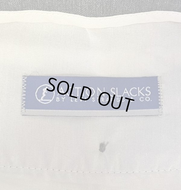 画像2: LEVIS "ACTION SLACKS" スラックス ダークグレー (VINTAGE)