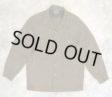 画像: 60'S PENDLETON "BOARD SHIRT" ウール オープンカラーシャツ ダークカーキ USA製 (VINTAGE)