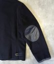 画像6: 90'S RALPH LAUREN 裏地キルティング レザーエルボーパッチ ウール スポーツジャケット ダークネイビー (VINTAGE)