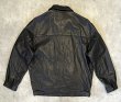 画像5: 90'S RALPH LAUREN チンスト付き 裏地付き レザー ドリズラージャケット ブラック (VINTAGE)