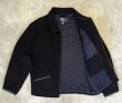 画像3: 90'S RALPH LAUREN 裏地キルティング レザーエルボーパッチ ウール スポーツジャケット ダークネイビー (VINTAGE)