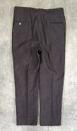 画像3: 70'S UNKNOWN ツータック スラックス チャコール/カラーネップ (VINTAGE)