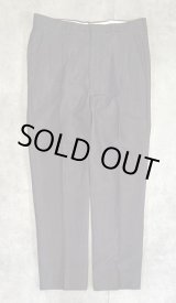 画像: 70'S UNKNOWN ツータック スラックス チャコール/カラーネップ (VINTAGE)