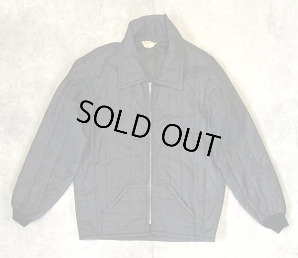 画像1: 70'S BIG MAC 三角タグ キルティングジャケット PRIDEアルミジップ ブラック (VINTAGE) 