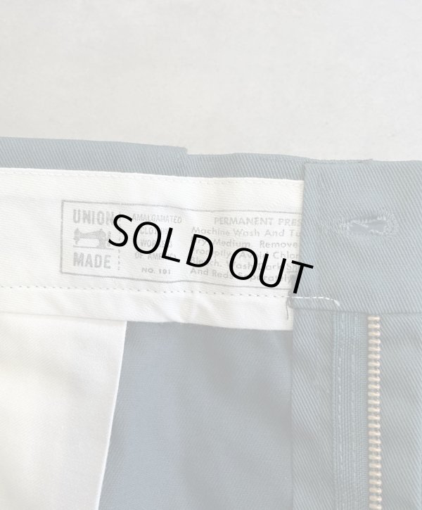画像3: 70'S BIG YANK "MAGIC-TWILL" ワークパンツ グリーン 42TALONジップ USA製 (DEADSTOCK)