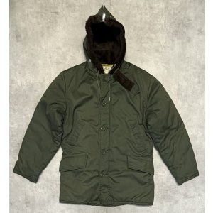画像: 60'S LL Bean "B-9" 筆記体タグ 裏地キルティング フライトジャケット オリーブ TALONアルミジップ (VINTAGE)