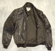 画像4: 80'S LL Bean "A-2" レザー フライトジャケット ダークブラウン SCOVILLジップ USA製 (VINTAGE)