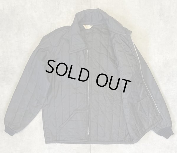 画像4: 70'S BIG MAC 三角タグ キルティングジャケット PRIDEアルミジップ ブラック (VINTAGE) 