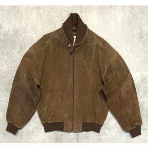 画像: 90'S LL Bean チンスト付き レザー ドリズラージャケット ブラウン (MINT CONDITION)
