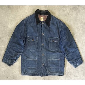 画像: 70'S BIG MAC 裏地ブランケット デニム カバーオール インディゴ USA製 (VINTAGE)