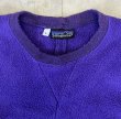 画像2: 80'S PATAGONIA 旧タグ 前V ガゼット付き クルーネック フリース パープル (VINTAGE)