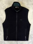 画像1: 90'S PATAGONIA "SYNCHILLA" フルジップ フリースベスト ブラック USA製 (VINTAGE)