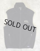 画像: PATAGONIA "SYNCHILLA" 裾ロゴ フルジップ フリースベスト ブラック (VINTAGE)