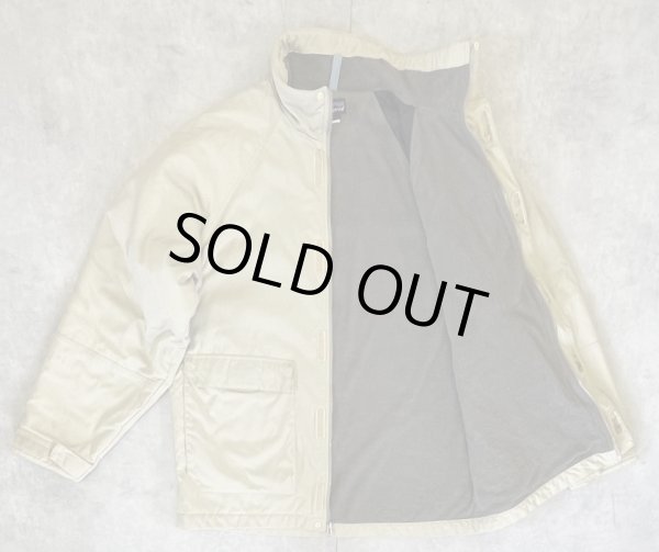 画像3: 01'S PATAGONIA "ESCAPE JACKET" 裏地フリース スタンドカラー ナイロンジャケット ベージュ (VINTAGE)