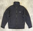 画像1: 02'S PATAGONIA "CORE SKIN JACKET" 刺繍ロゴ 止水ジップ ソフトシェルジャケット ダークグレー USA製 (VINTAGE)