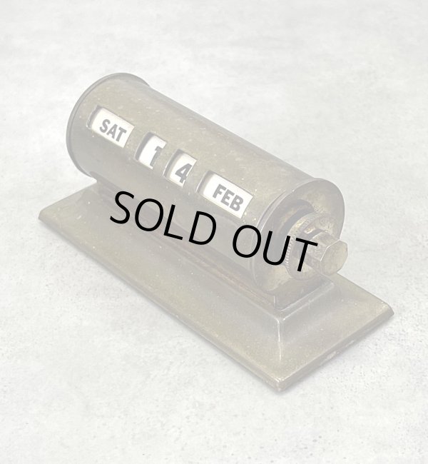 画像2: PARK SHERMAN ブラス製 デスクトップ パーペチュアルカレンダー (VINTAGE)