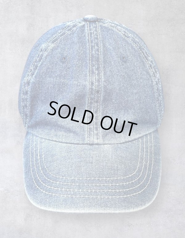 画像1: 90'S GAP 旧タグ デニム ベースボールキャップ インディゴ (VINTAGE)