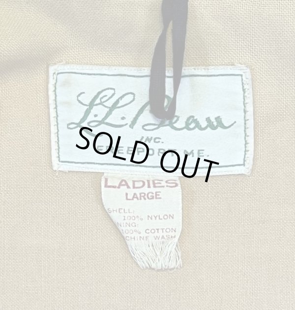 画像2: 70'S LL Bean 筆記体タグ チンスト付き ナイロン コーチジャケット ネイビー USA製 (VINTAGE)