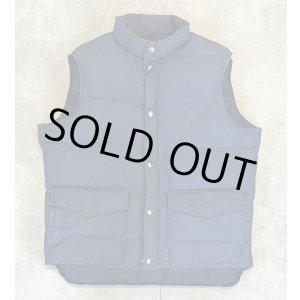 画像: 70'S LL Bean 筆記体タグ グースダウン ダウンベスト ネイビー (VINTAGE)